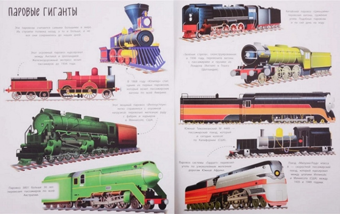 Большая книга о поездах. Энциклопедия для малышей (с клапанами) фото 4