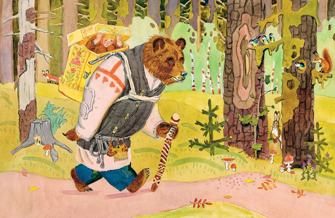 Маша и медведь. Русская народная сказка в пересказе фото 3