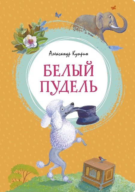 Белый пудель. Яркая ленточка фото 1