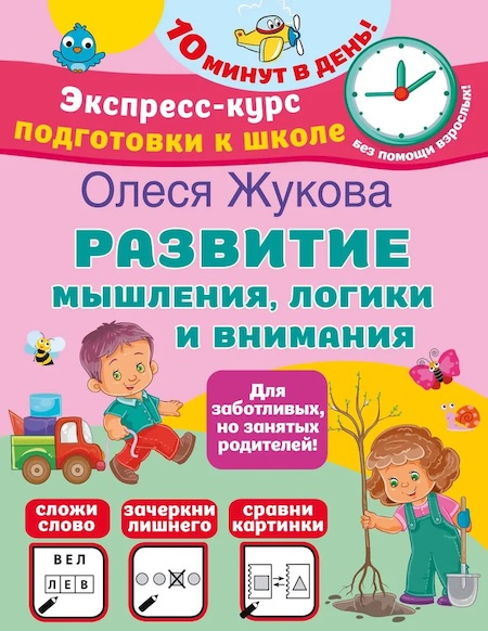 Развитие мышления, логики и внимания. Экспресс-курс подготовки к школе фото 1