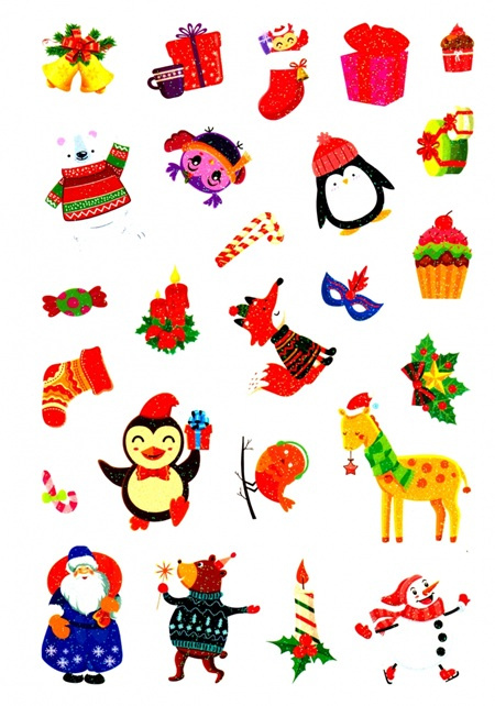 Сияющие наклейки. Подарок от Деда Мороза фото 2