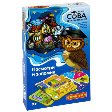 Игра-викторина Умная Сова " Посмотри и запомни" фото 1
