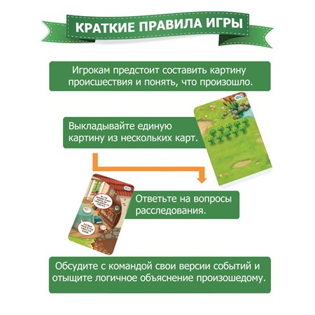 Настольная игра «Детектим для семьи. Исчезнувший пирог» фото 5