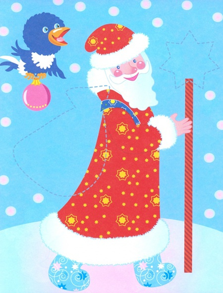 Аппликация. Здравствуй, Новый год! фото 3