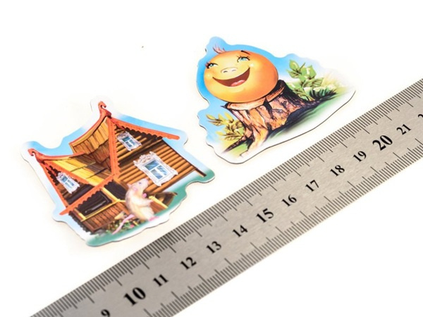 Русские народные сказки Колобок и Теремок на магнитах  фото 3