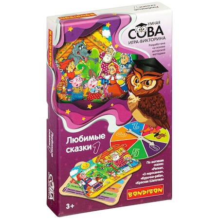 Игра-викторина Умная Сова "Любимые сказки 1" фото 1